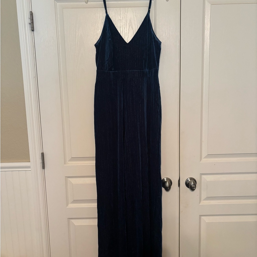 Francesca's Collections Deep Blue Maxi Dress
